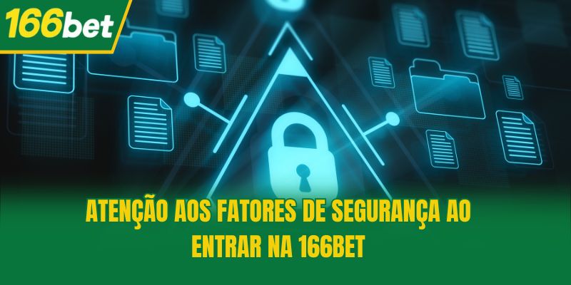 Atenção aos fatores de segurança ao Entrar na 166bet